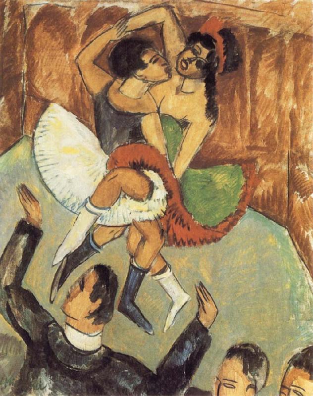 Ernst Ludwig Kirchner Negro Dance Sweden oil painting art
